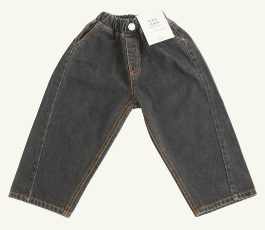Twist denim pants