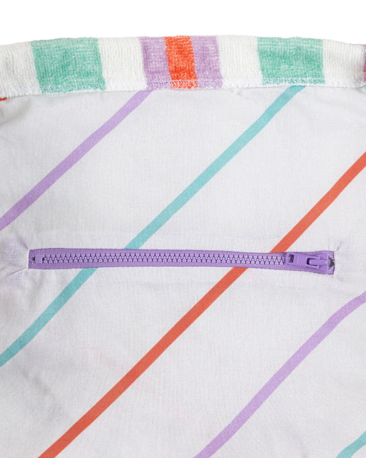 Shoulder bag pastel stripe