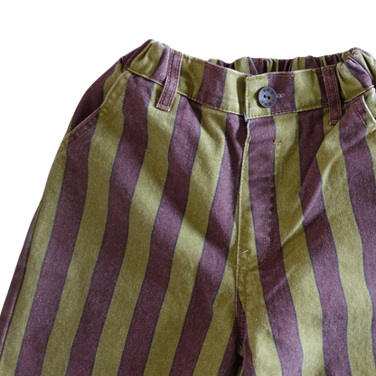 Rode gestreepte Cool Stripe broek voor kinderen