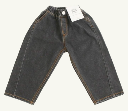 Twist denim pants