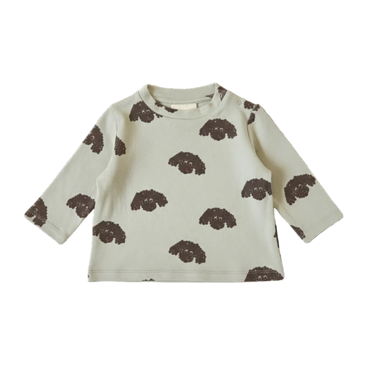 Studio Bohème Essentiel longsleeve Chien Frère met hondenprint voor kinderen